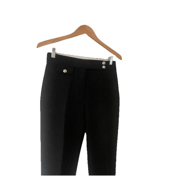 Veronica Beard Renzo Straight Crop Pants Black Size 4 $395 - Picture 8 of 11